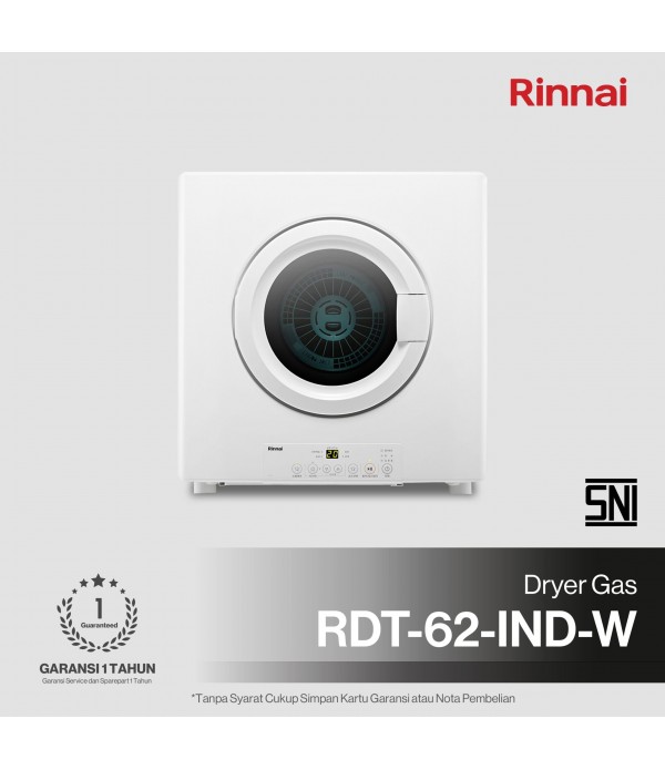 Rinnai Gas Dryer RDT-62-IND-W