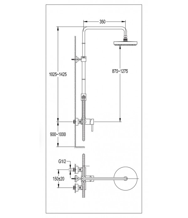 Wasser Shower Column ESS - B330